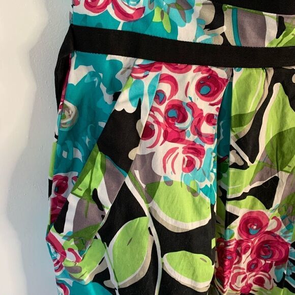 teeze Me Strapless Floral Mini Dress Size 5 - Picture 5 of 7